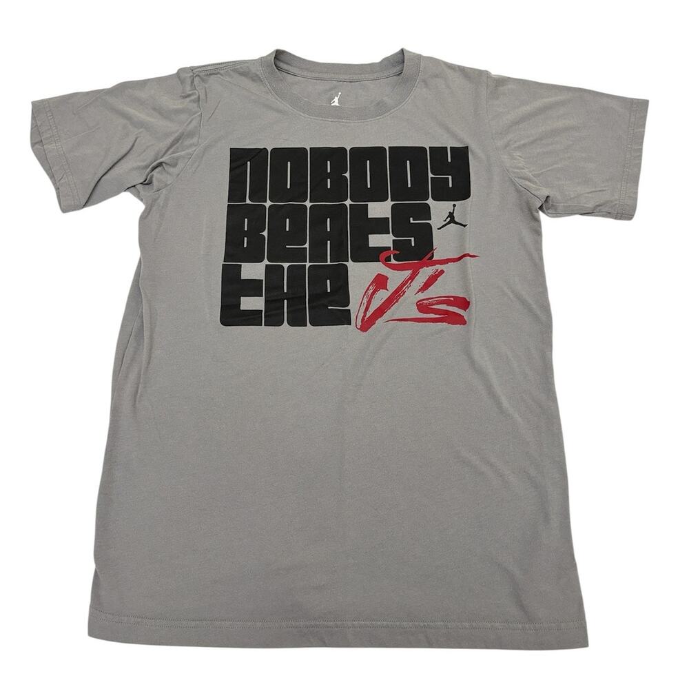 Youth L | NIKE AIR JORDAN Graphic Michael Jordan's Jump Man Logo Tee T-Shirt